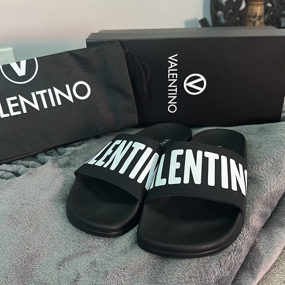 Brand new with box Valentino slides size 7 women